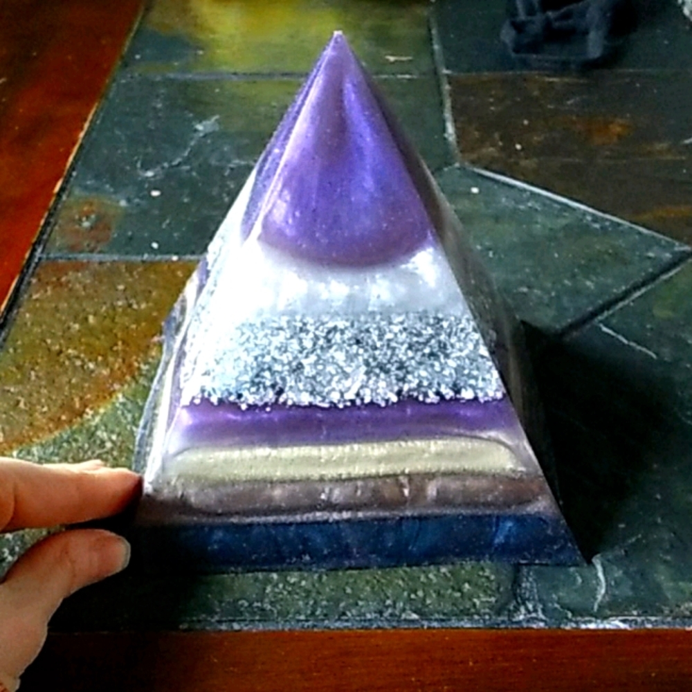 Boho decorative pyramid hand made
